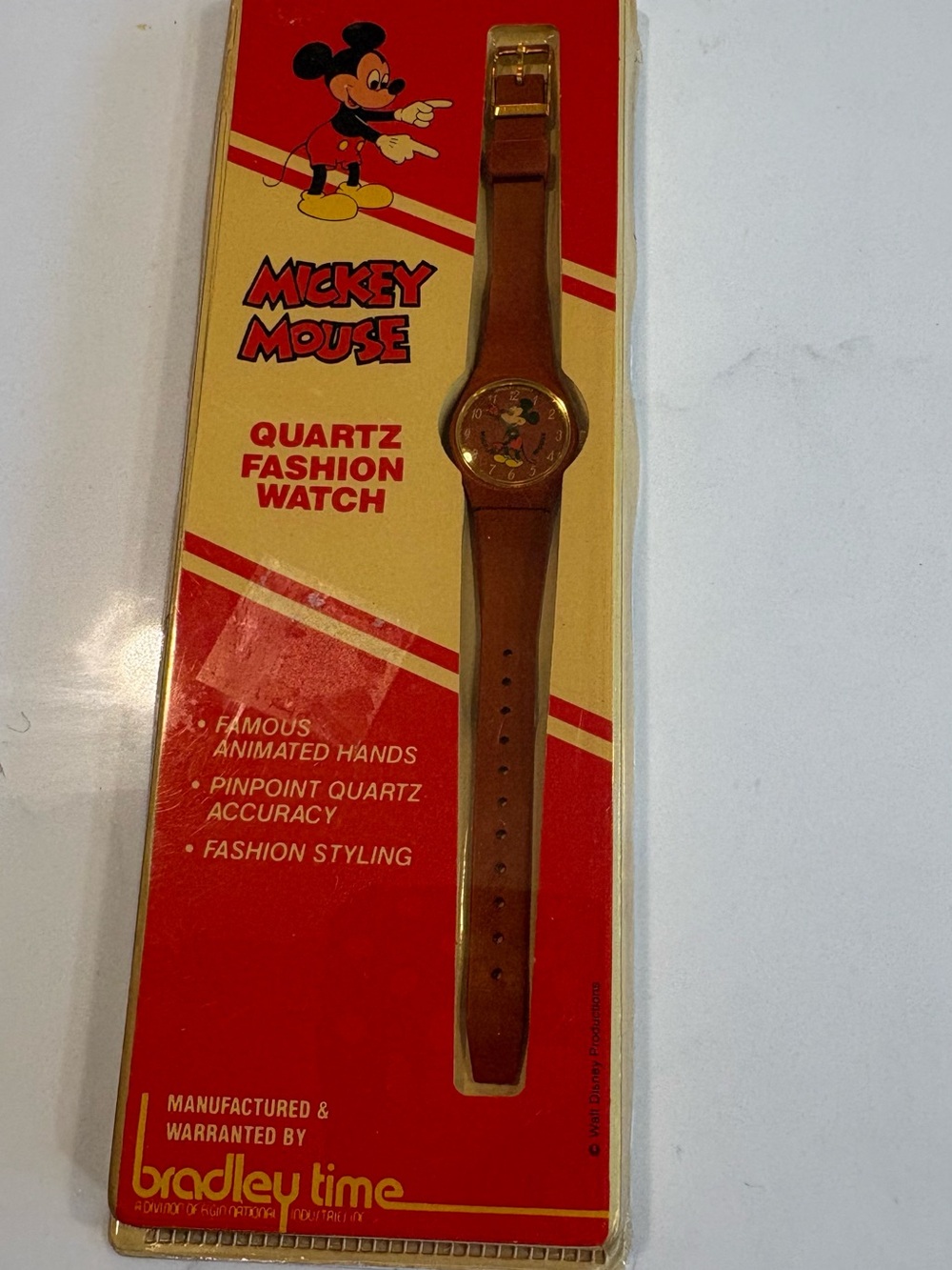 Disney Mickey Mouse Brown and Gold Quartz Fashion Watch
